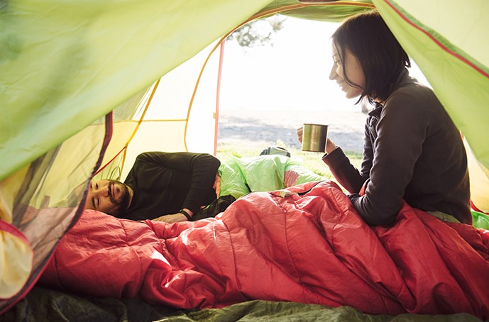 tips for good sleep in a tent